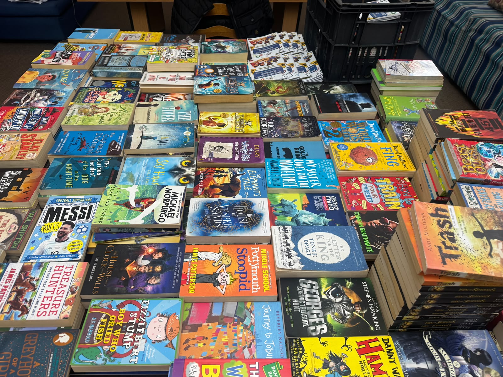 A reading space prepared for learners